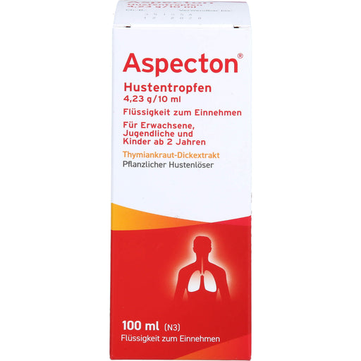 Aspecton Hustentropfen bei Husten und akuter Bronchitis, 100 ml Lösung