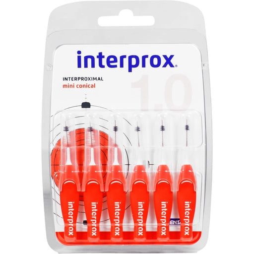 INTERPROX reg miniconical rot Interdentalbürst.Bli, 6 St ZBU