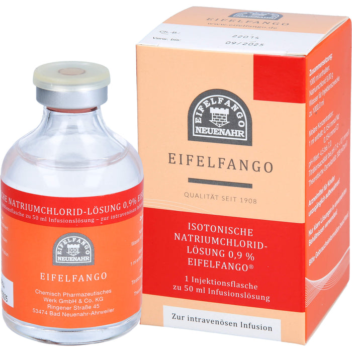 EIFELFANGO Isotonische Natriumchlorid-Lösung 0,9 % Infusionslösung, 50 ml Solution