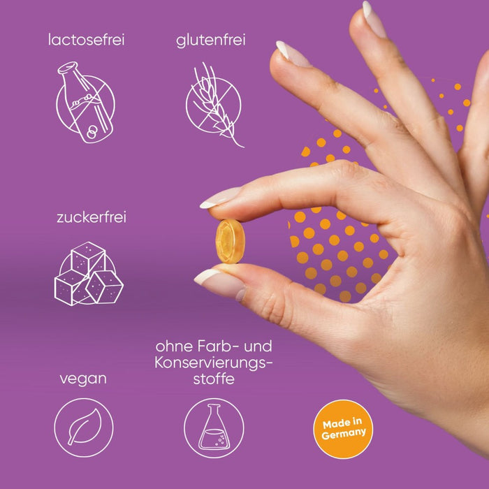 ipalat Vitaminpastillen Orange-Ingwer, 40 pcs. Pastilles