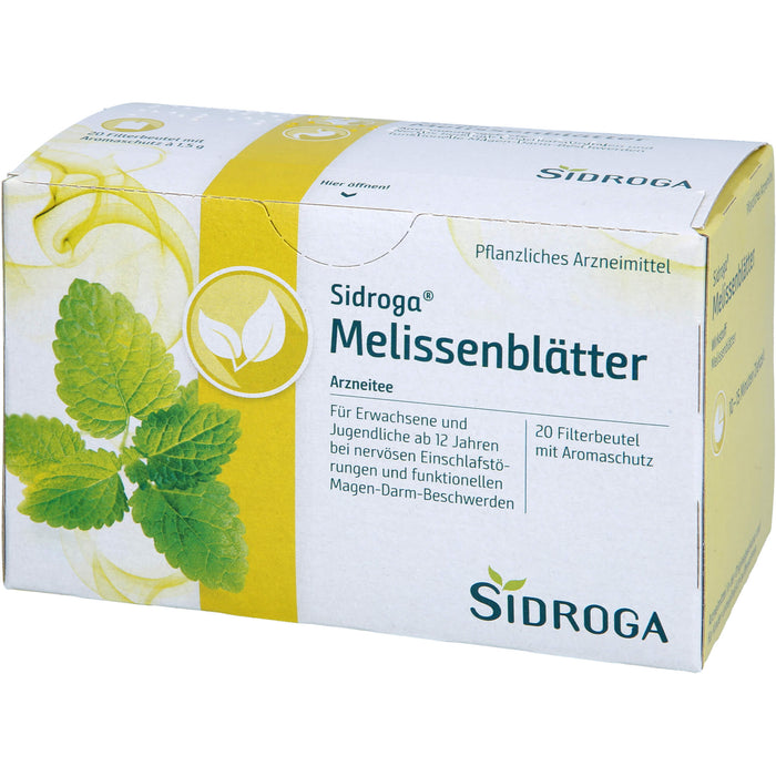 Sidroga Melissenblätter Heilpflanzentee, 20 St. Filterbeutel