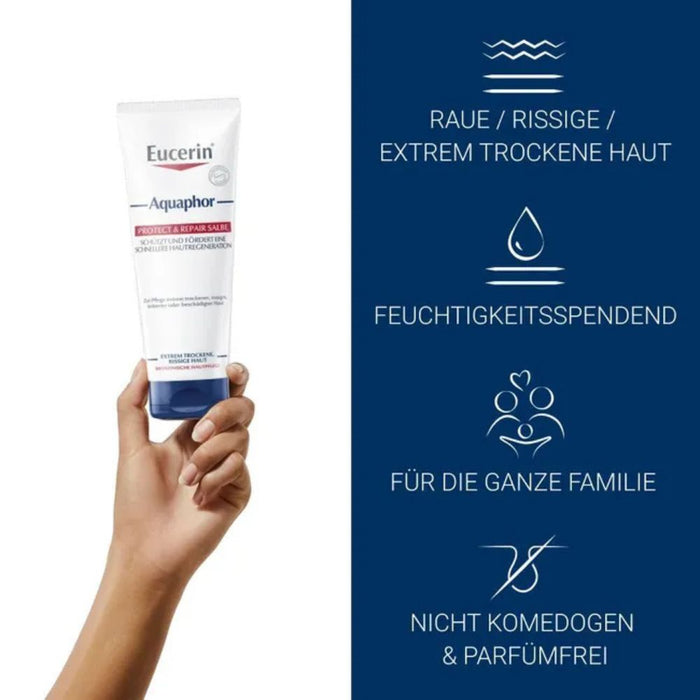 Eucerin Aquaphor Protect & Repair Salbe, 220 ml Onguent