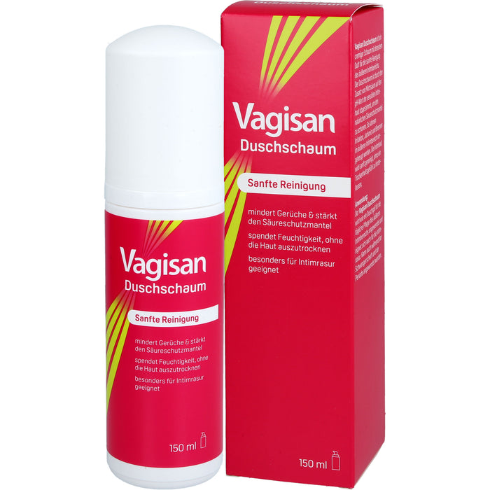 Vagisan Duschschaum zur sanften Reinigung des äußeren Intimbereichs, 150 ml Foam