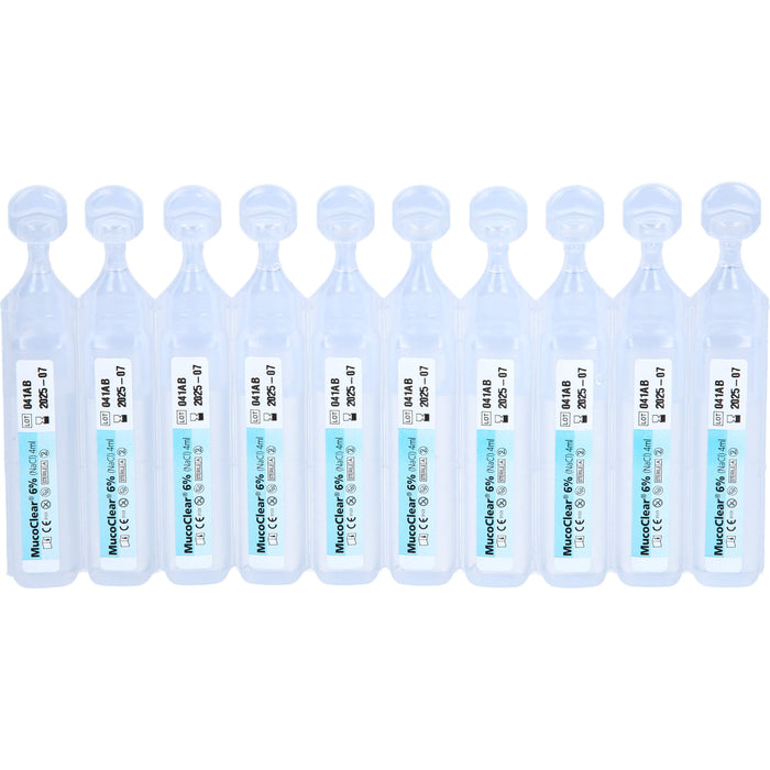 MucoClear 6 % NaCl Inhalationslösung, 20 St. Ampullen