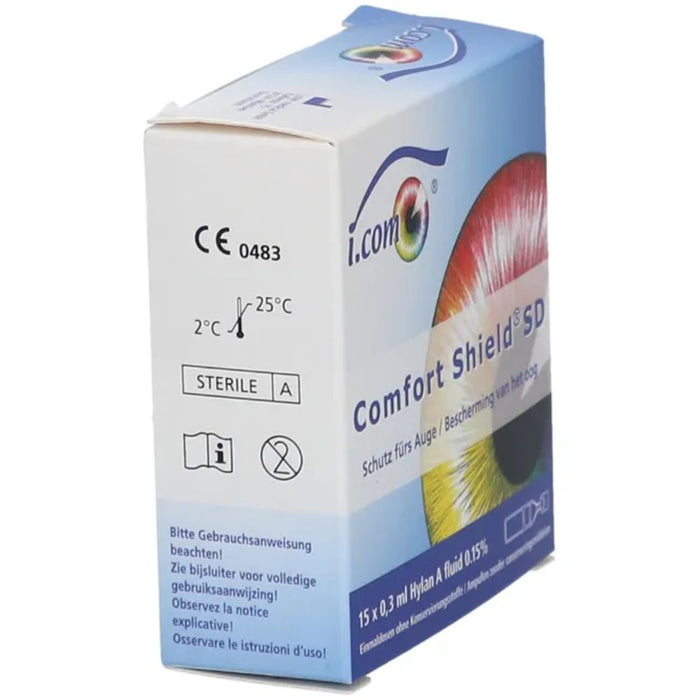 i.com Comfort Shield SD Schutz fürs Auge Lösung, 5 pcs. Ampoules