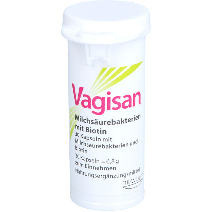 Vagisan Milchsäurebakterien mit Biotin Kapseln, 30 St. Kapseln