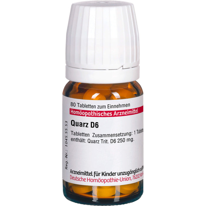 Quarz D6 DHU Tabletten, 80 pc Tablettes