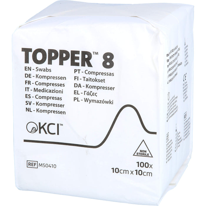 TOPPER 8 UNST 10 X 10 cm 50410, 100 pc Compresses