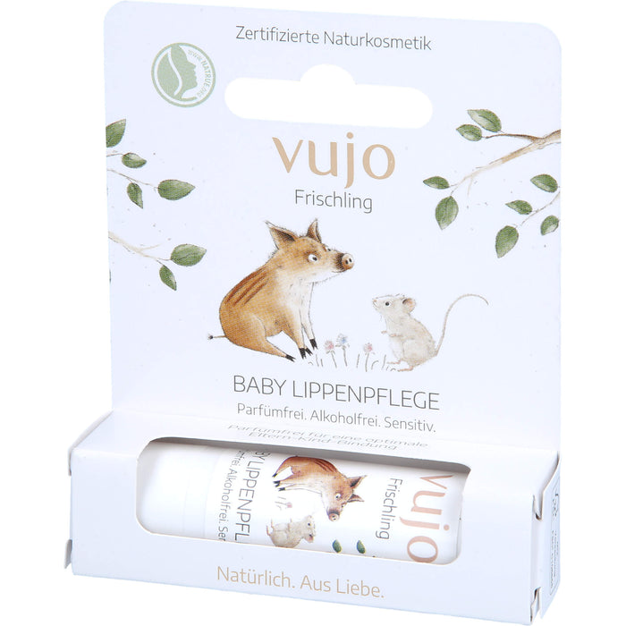 Vujo Frischling Baby Lippenpflege, 4.6 g Plume