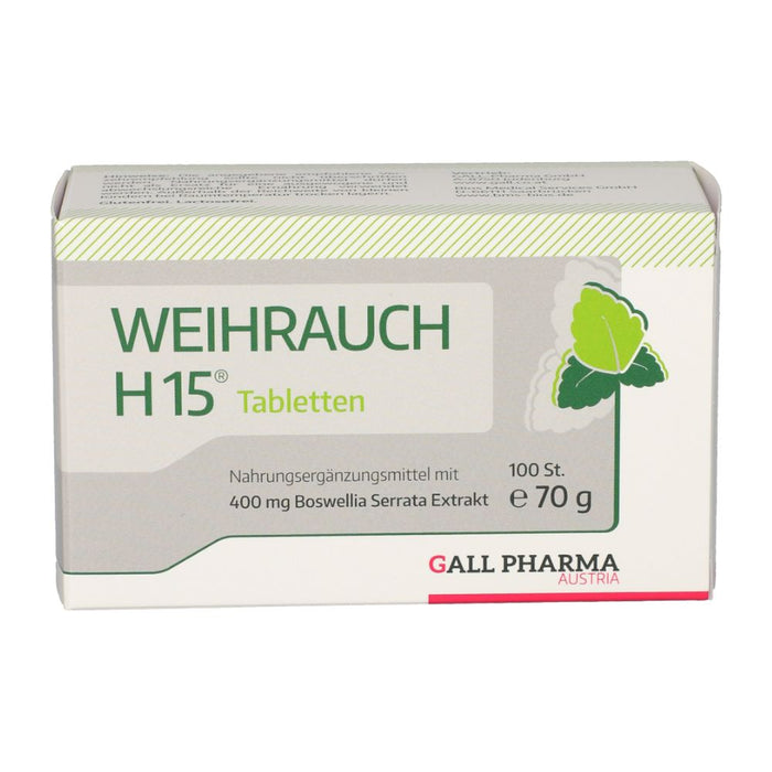 Bios Medical Services Weihrauch H 15 Tabletten, 100 St. Tabletten