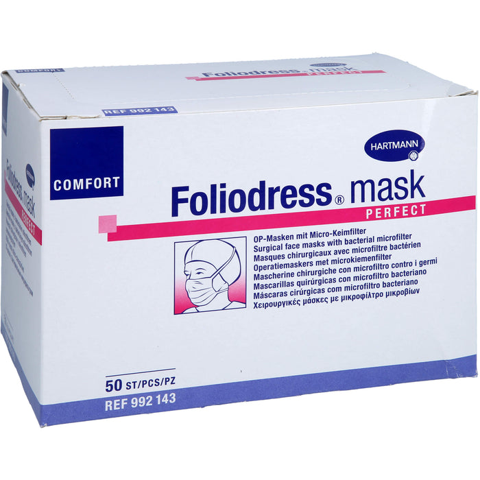 Foliodress mask Comfort Perfect grün OP-Masken, 50 St