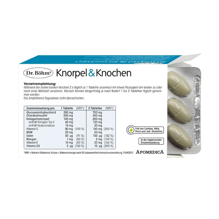 Dr. Böhm Knorpel & Knochen, 120 pcs. Tablets