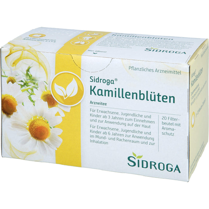 Sidroga Kamillenblüten Arzneitee, 20 St. Filterbeutel
