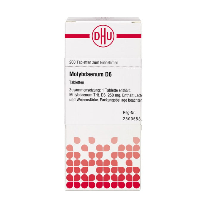 DHU Molybdänum D6 Tabletten, 200 St. Tabletten